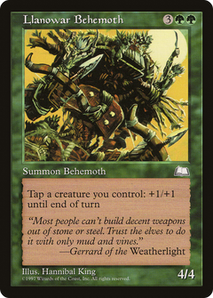 Llanowar Behemoth [Weatherlight]-1
