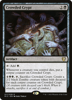 Crowded Crypt [Innistrad: Midnight Hunt Commander]-1