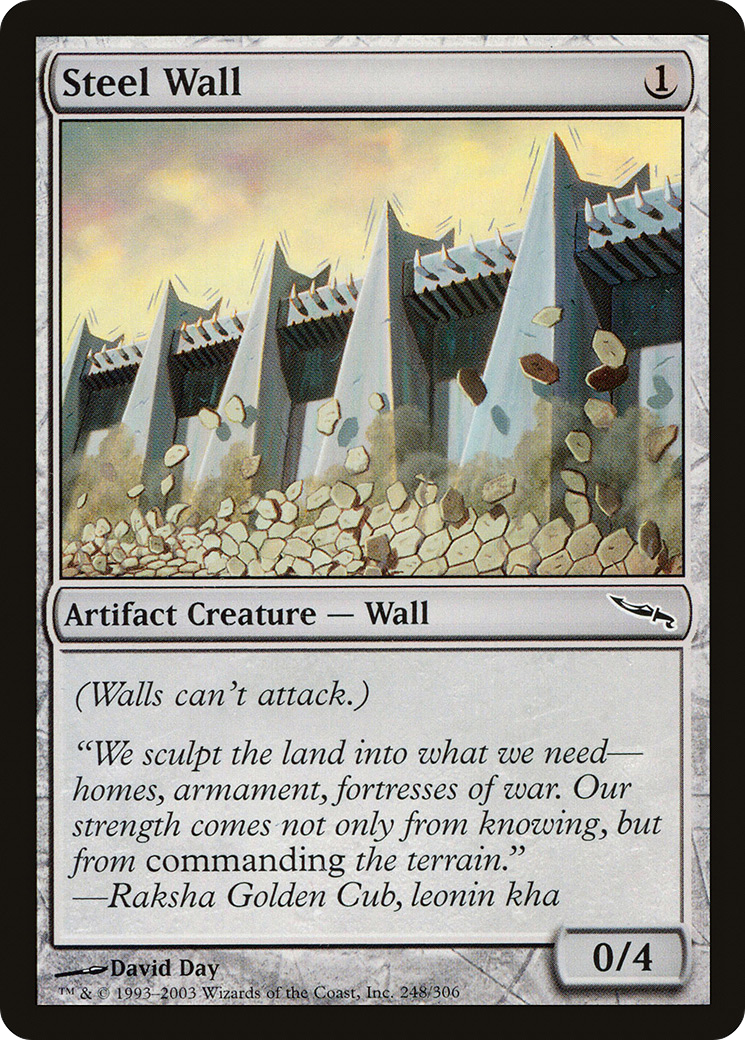 Steel Wall [Mirrodin]-1