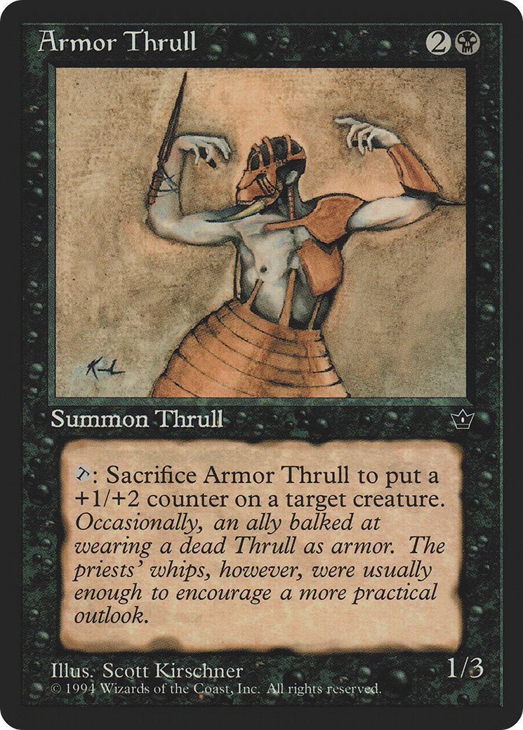 Armor Thrull (Scott Kirschner) [Fallen Empires]-1