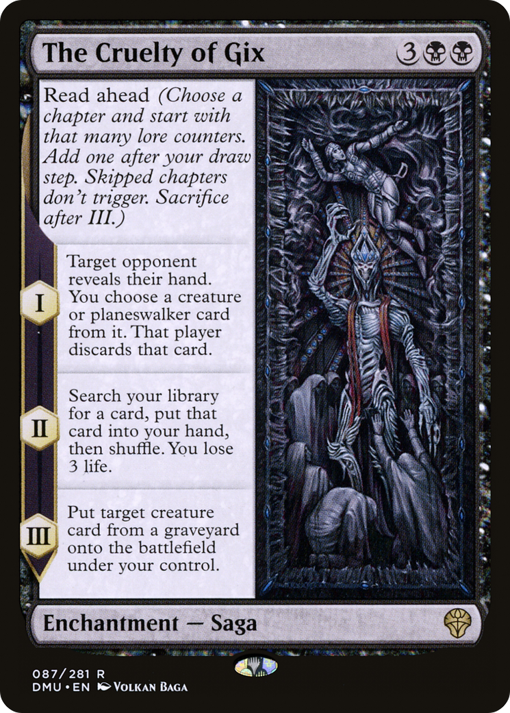 The Cruelty of Gix [Dominaria United]-1