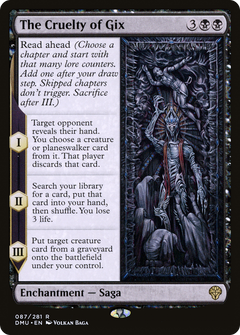 The Cruelty of Gix [Dominaria United]-1