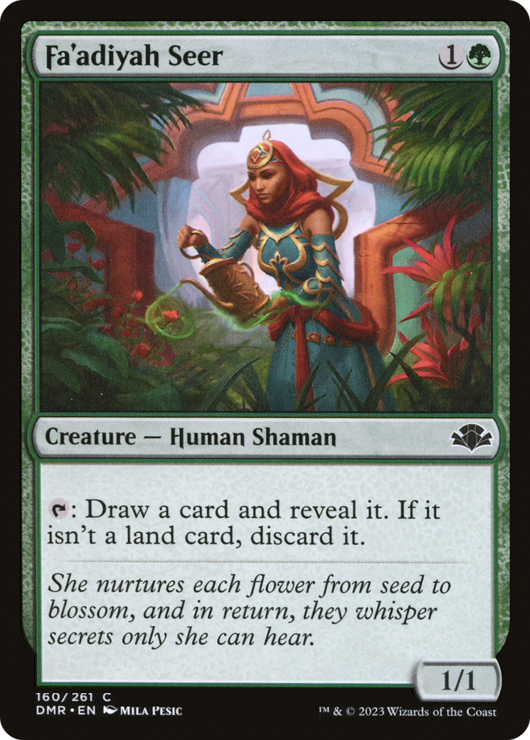 Fa'adiyah Seer [Dominaria Remastered]-1