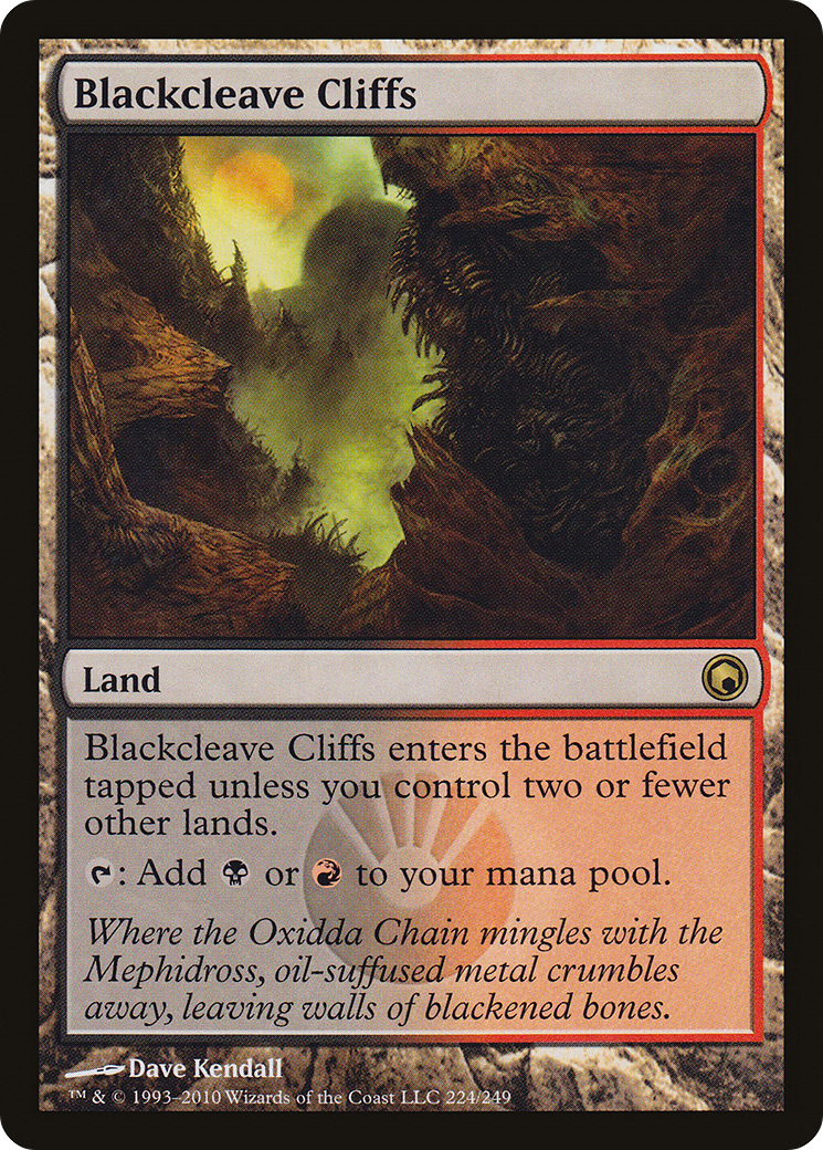 Blackcleave Cliffs [Scars of Mirrodin]-1