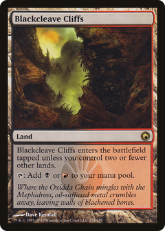 Blackcleave Cliffs [Scars of Mirrodin]-1