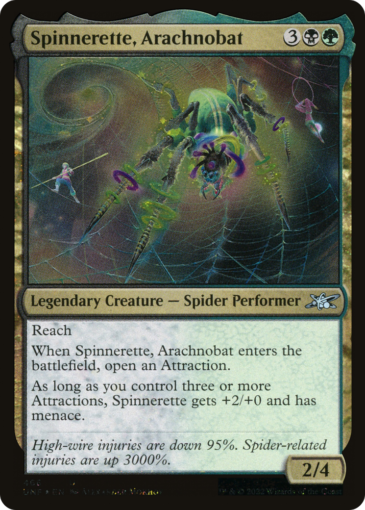 Spinnerette, Arachnobat (Galaxy Foil) [Unfinity]-1