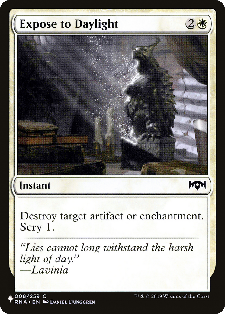 Expose to Daylight [The List]-1