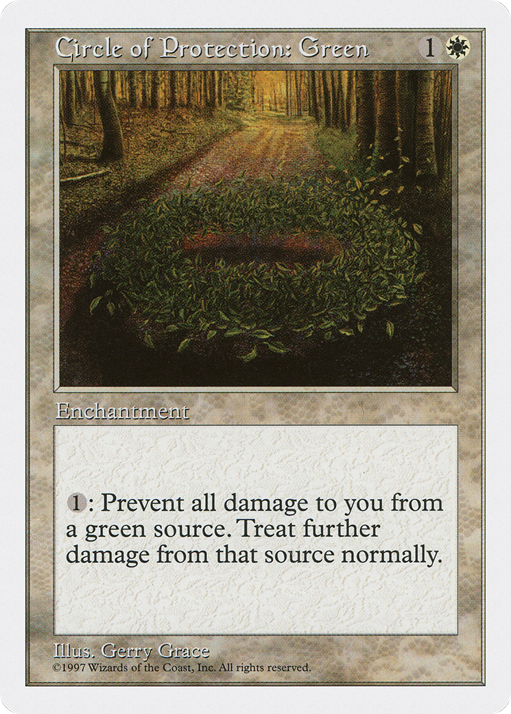 Circle of Protection: Green [Fifth Edition]-1