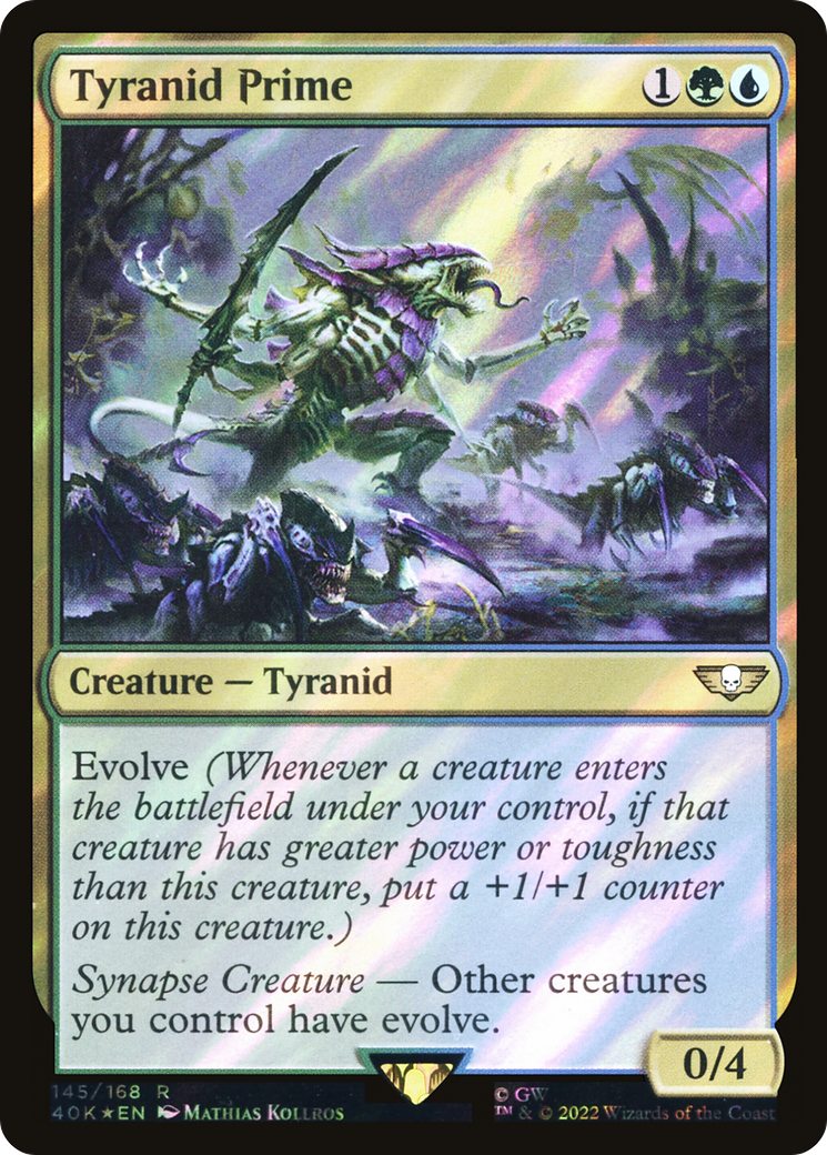 Tyranid Prime (Surge Foil) (40K-145) - Warhammer 40,000 Commander Foil-1
