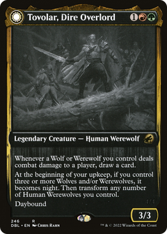 Tovolar, Dire Overlord // Tovolar, the Midnight Scourge [Innistrad: Double Feature]-3