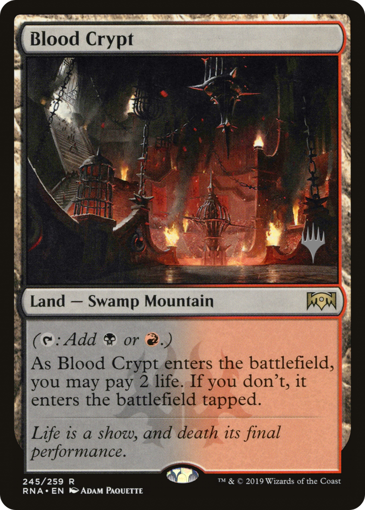 Blood Crypt (Promo Pack) [Ravnica Allegiance Promos]-1