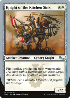 Knight of the Kitchen Sink ("protection from watermarks") [Unstable]-1