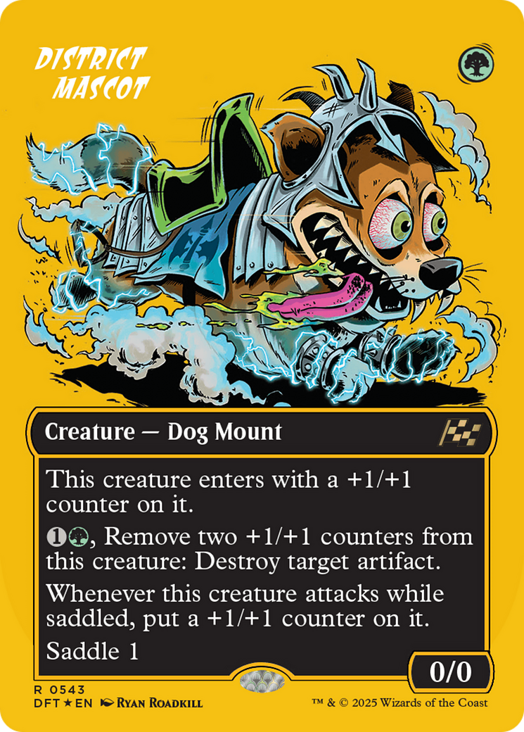 District Mascot (Borderless) (First-Place Foil) [Aetherdrift]-1
