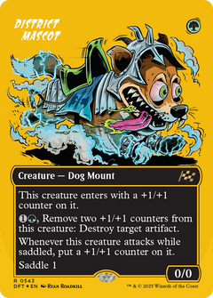 District Mascot (Borderless) (First-Place Foil) [Aetherdrift]-1