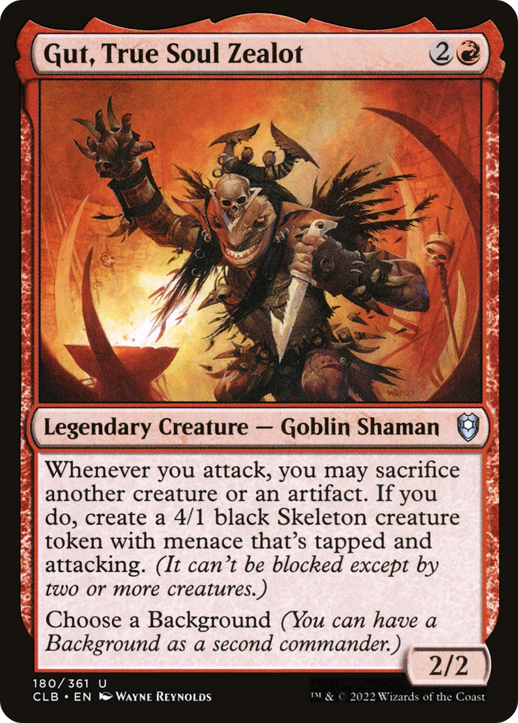 Gut, True Soul Zealot [Commander Legends: Battle for Baldur's Gate]-1