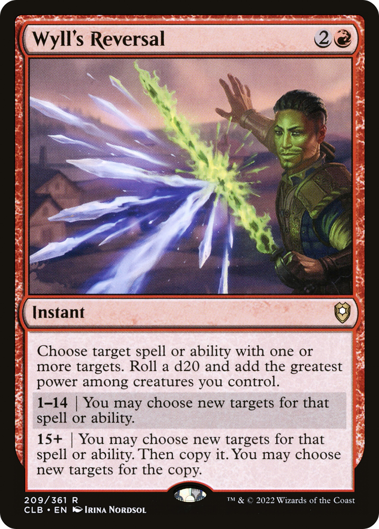 Wyll's Reversal (CLB-209) - Commander Legends: Battle for Baldur's Gate Foil-1