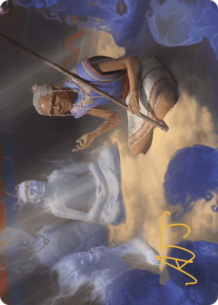 Ancestral Reminiscence // Ancestral Reminiscence (ALCI-009) - The Lost Caverns of Ixalan Art Series (Borderless)-1