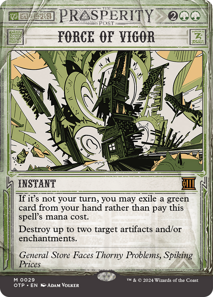 Force of Vigor [Outlaws of Thunder Junction: Breaking News]-1