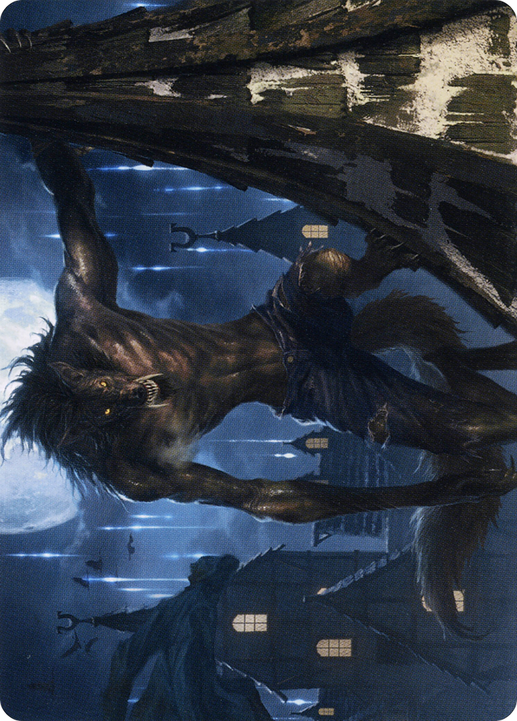 Stalking Predator // Stalking Predator (AMID-040) - Midnight Hunt Art Series (Borderless)-1