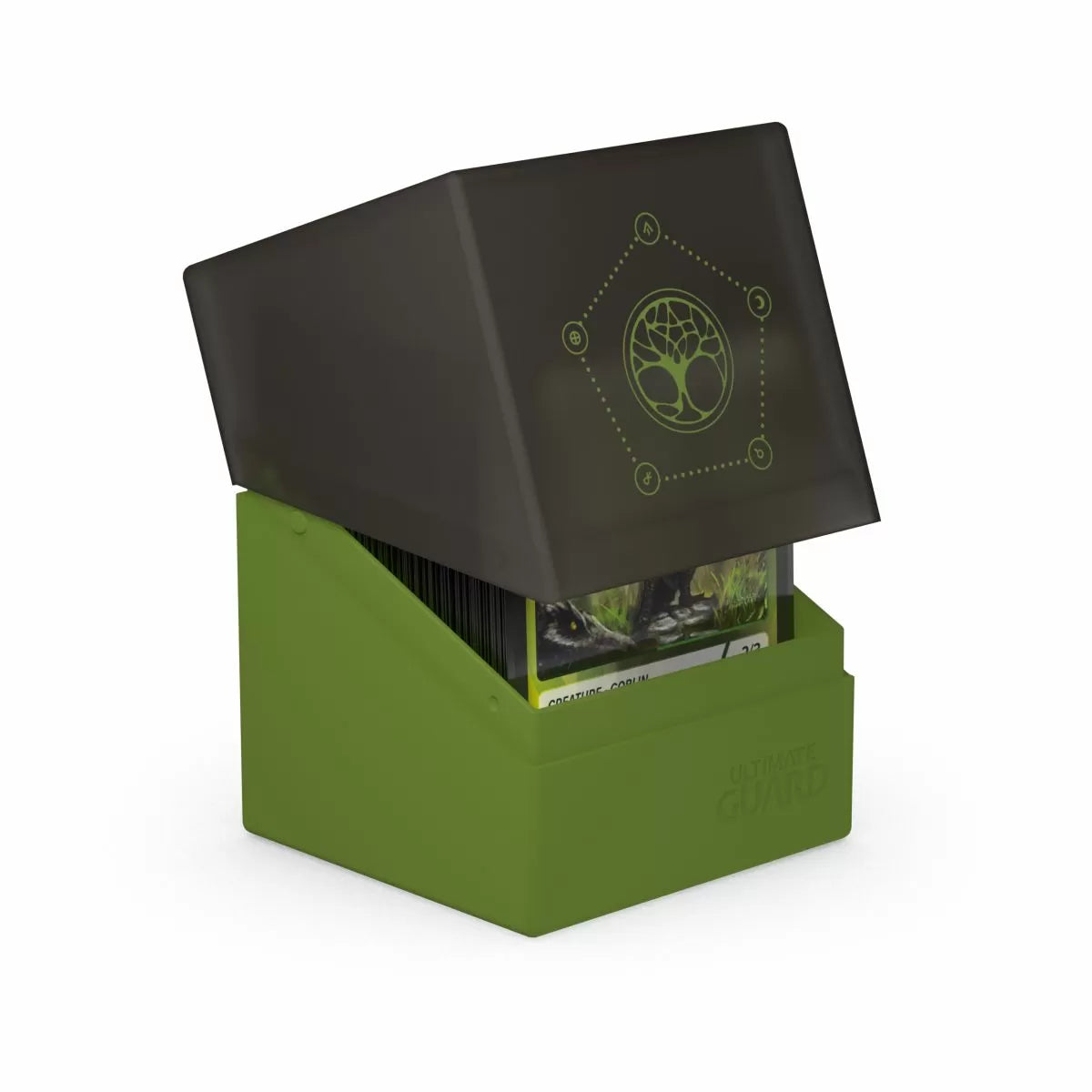 Ultimate Guard Boulder Deck Case 100+ Druidic Secrets - Arbor (Olive Green)-1