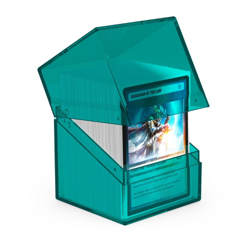 Ultimate Guard: Deck Box – Boulder 100+ – Clear: Malachite-1