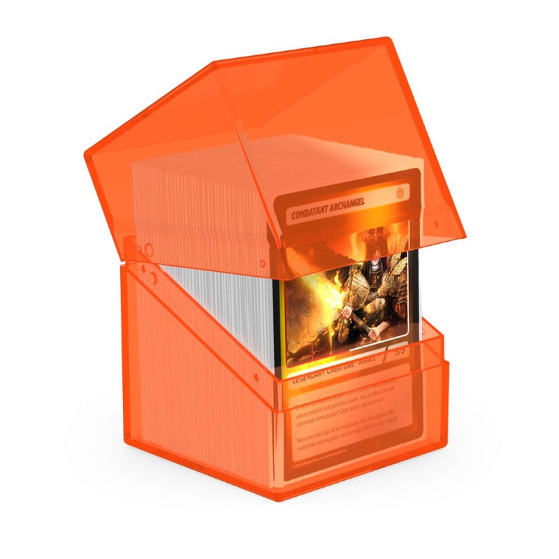 Ultimate Guard: Deck Box – Boulder 100+ – Clear: Poppy Topaz-1