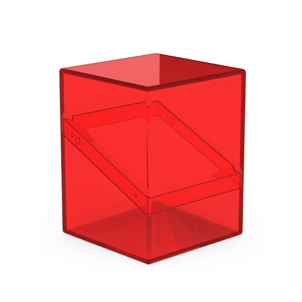 Ultimate Guard: Deck Box – Boulder 100+ – Clear: Ruby-2