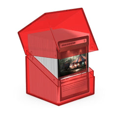 Ultimate Guard: Deck Box – Boulder 100+ – Clear: Ruby-1