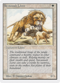 Savannah Lions [Unlimited Edition]-1