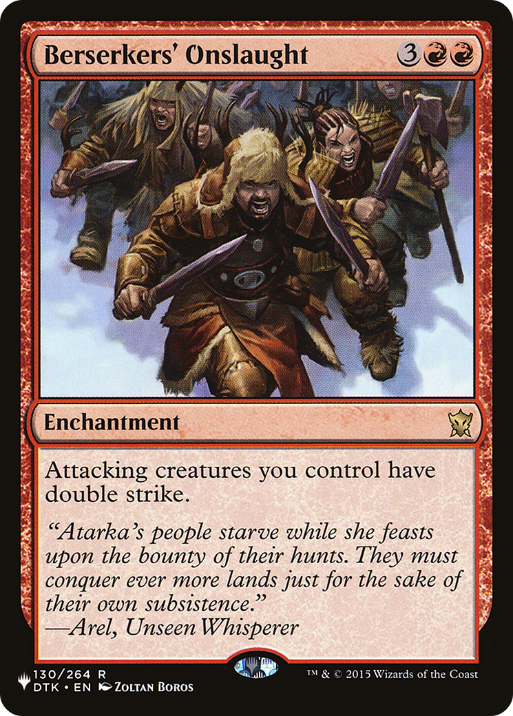 Berserkers' Onslaught [The List]-1