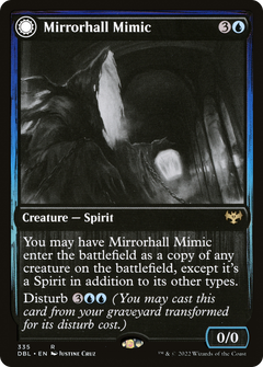 Mirrorhall Mimic // Ghastly Mimicry [Innistrad: Double Feature]-3