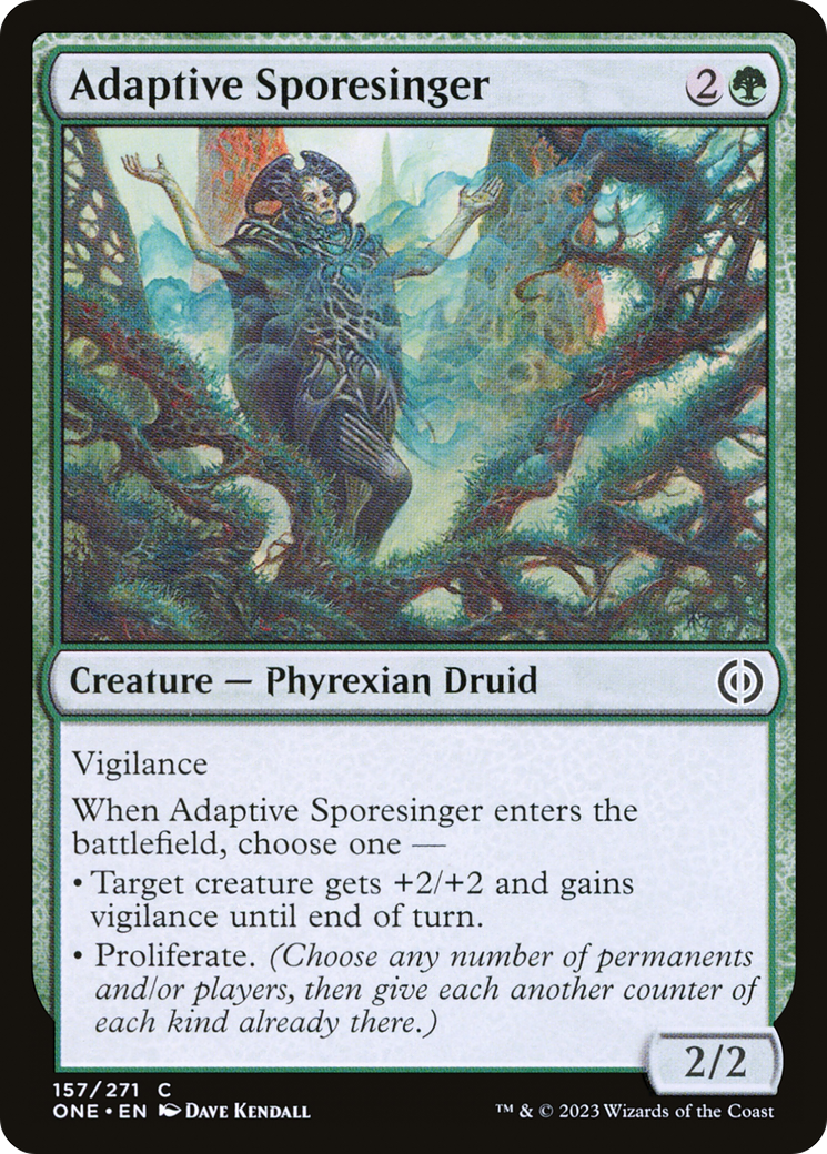 Adaptive Sporesinger [Phyrexia: All Will Be One]-1
