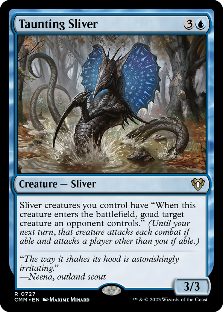 Taunting Sliver [Commander Masters]-1
