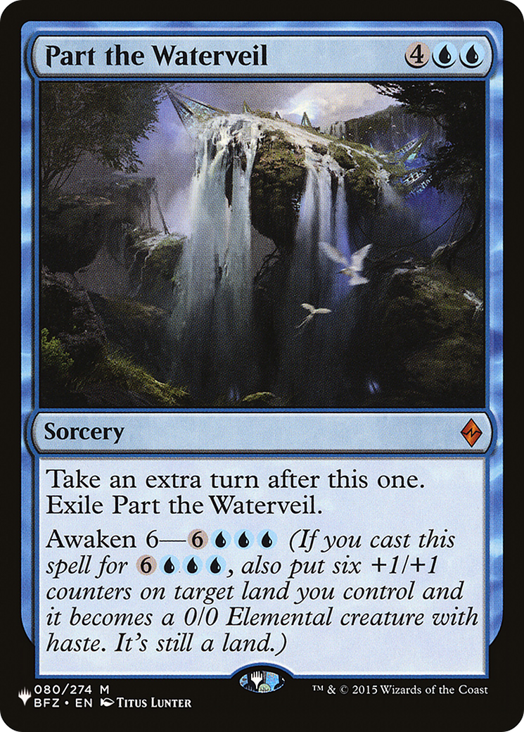 Part the Waterveil [The List]-1
