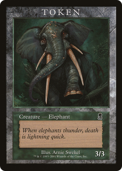 Elephant Token [Magic Player Rewards 2002]-1