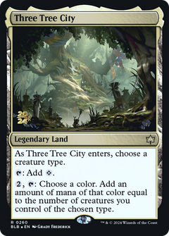 Three Tree City [Bloomburrow Prerelease Promos]-1