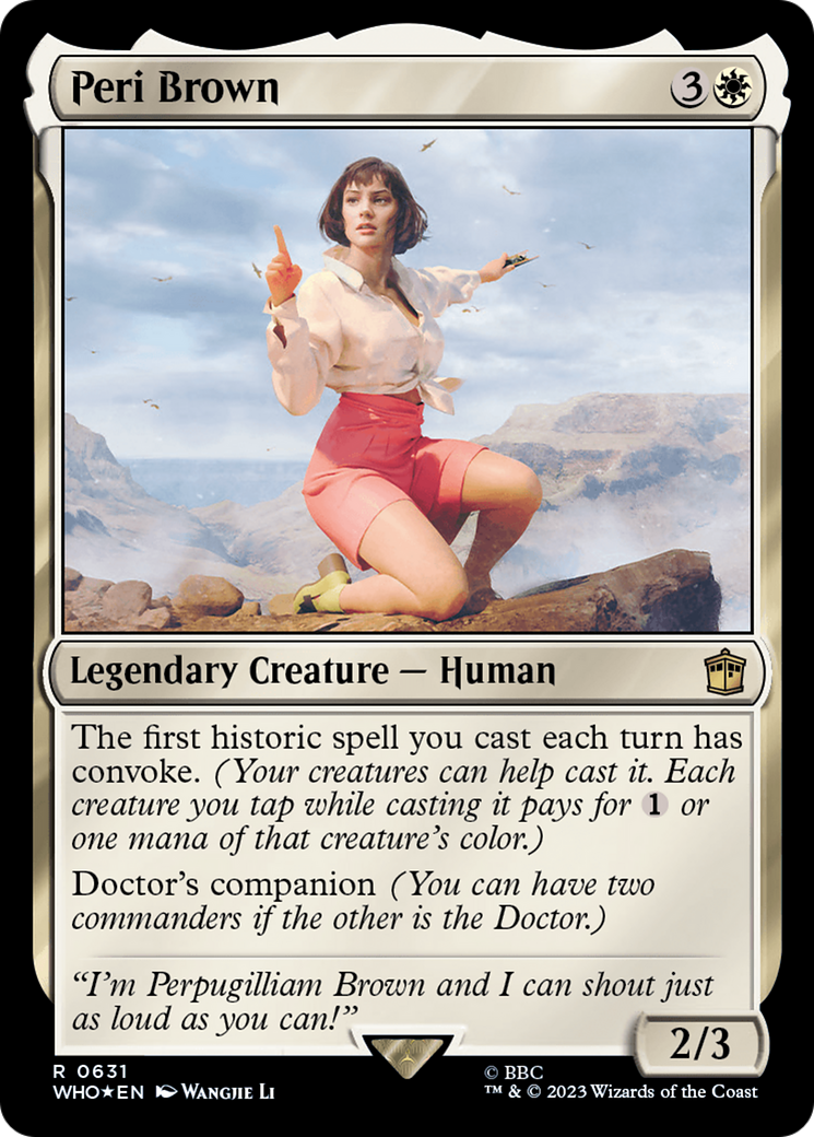Peri Brown (Surge Foil) [Doctor Who]-1