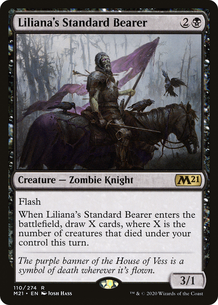 Liliana's Standard Bearer [Core Set 2021]-1