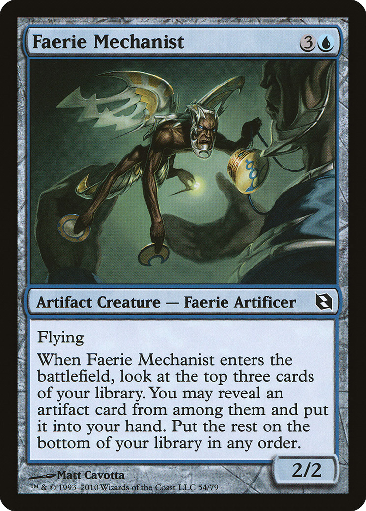 Faerie Mechanist [Duel Decks: Elspeth vs. Tezzeret]-1