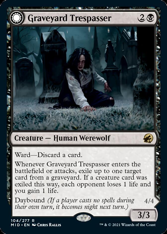 Graveyard Trespasser // Graveyard Glutton [Innistrad: Midnight Hunt]-1