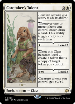 Caretaker's Talent (Promo Pack) [Bloomburrow Promos]-1