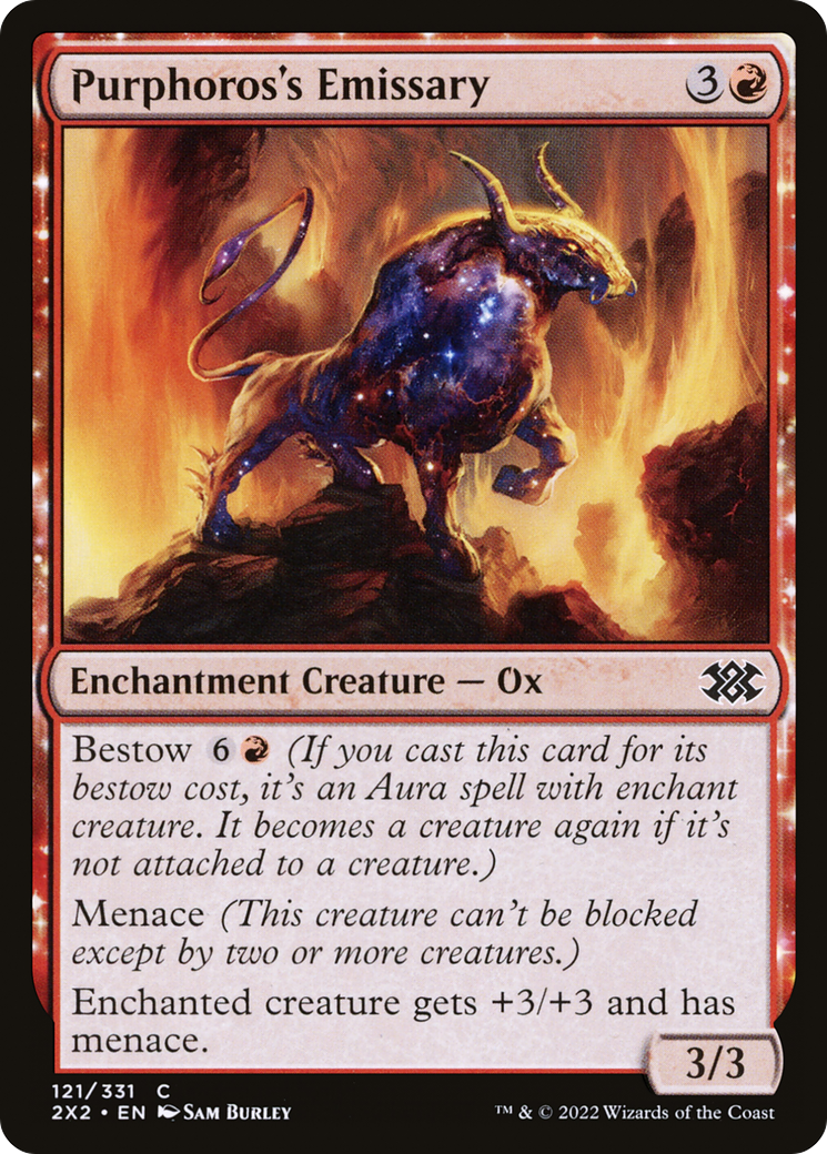 Purphoros's Emissary [Double Masters 2022]-1