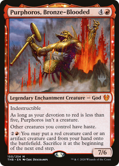 Purphoros, Bronze-Blooded (Promo Pack) [Theros Beyond Death Promos]-1