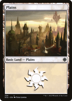 Plains (334) [Starter Commander Decks]-1