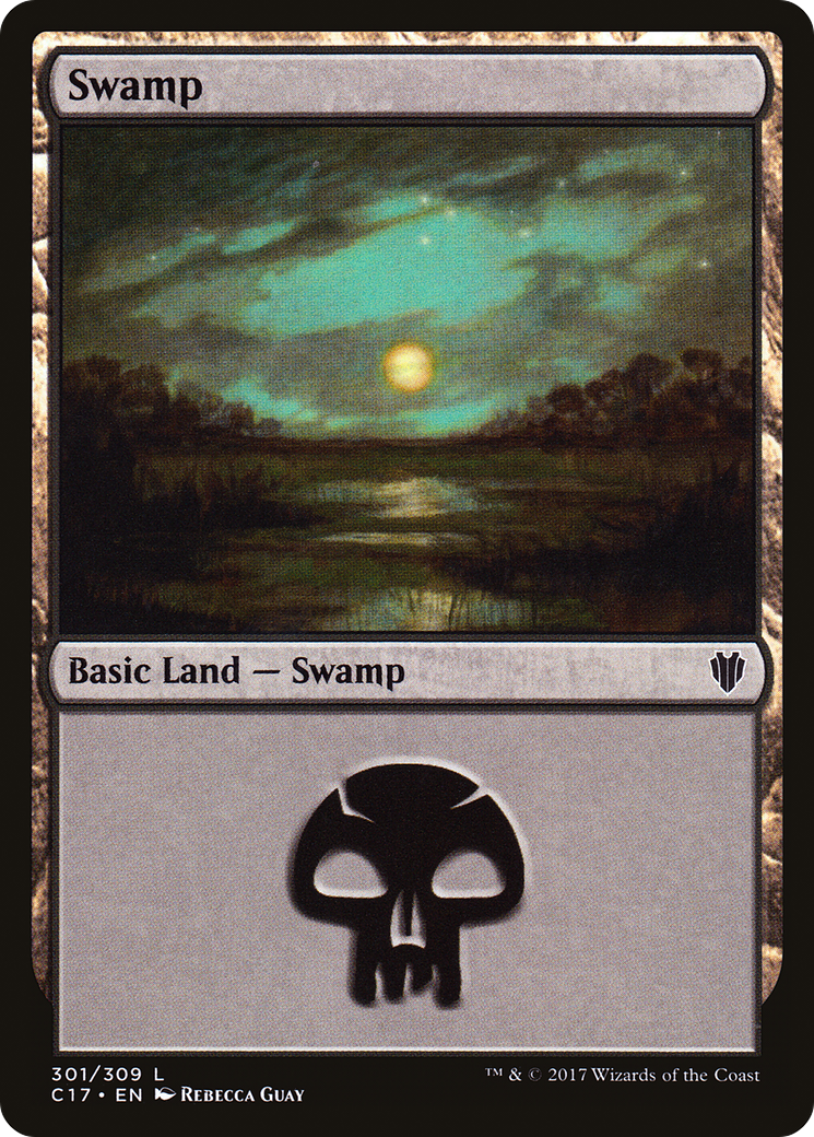 Swamp (301) [Commander 2017]-1