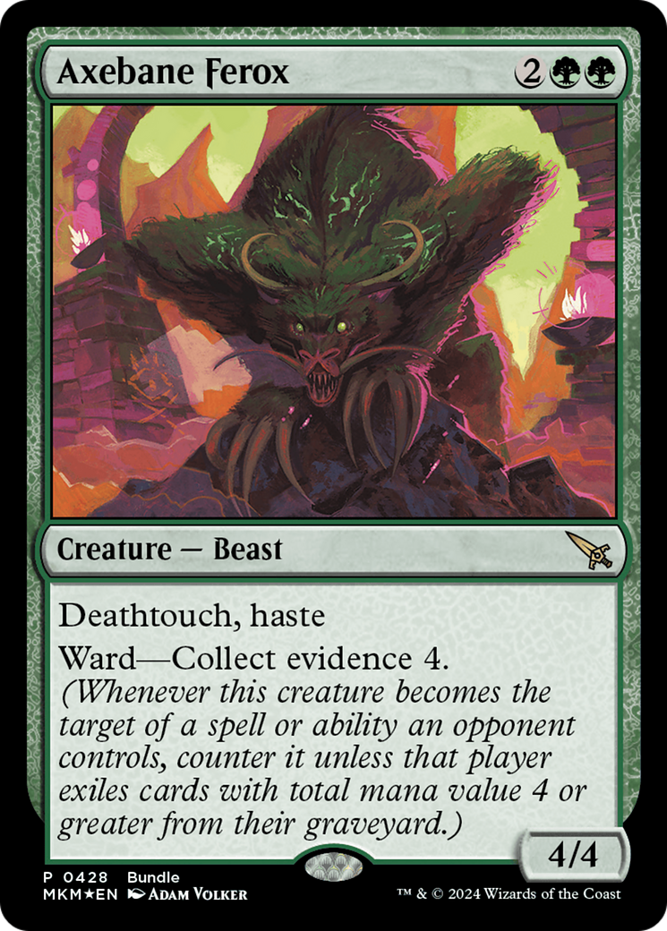 Axebane Ferox [Murders at Karlov Manor Promos]-1