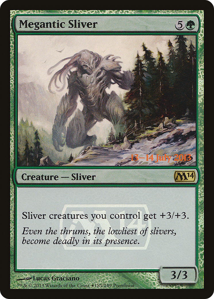 Megantic Sliver [Magic 2014 Prerelease Promos]-1