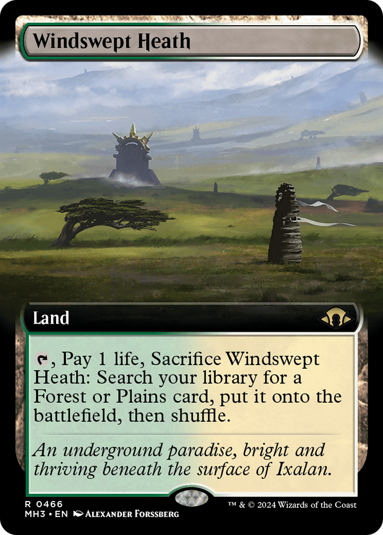 Windswept Heath (Extended Art) (MH3-466) - Modern Horizons 3: (Extended Art) Foil-1