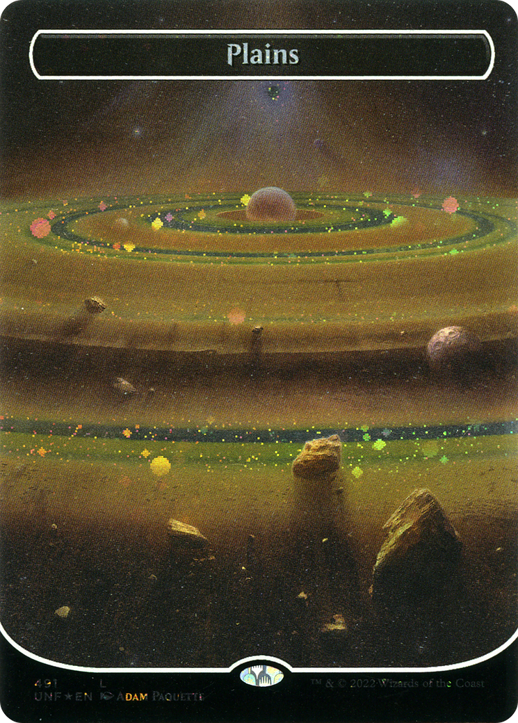 Plains (491) (Orbital Space-ic Land) (Galaxy Foil) [Unfinity]-1