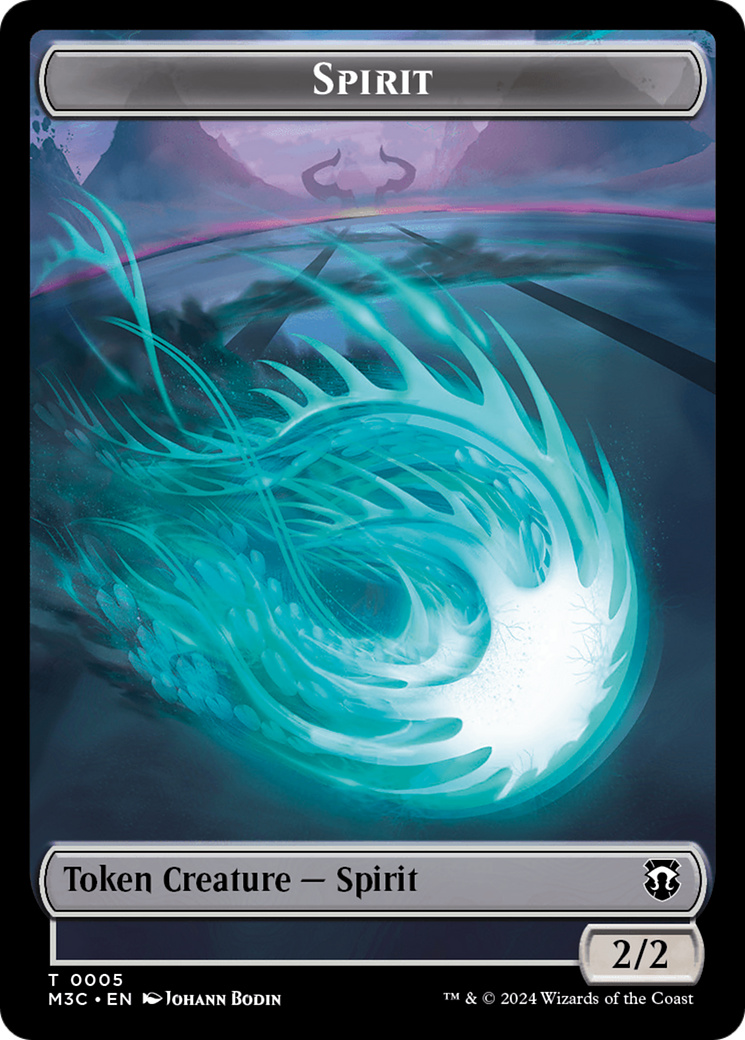 Spirit (TM3C-005) - Modern Horizons 3 Commander Tokens-1